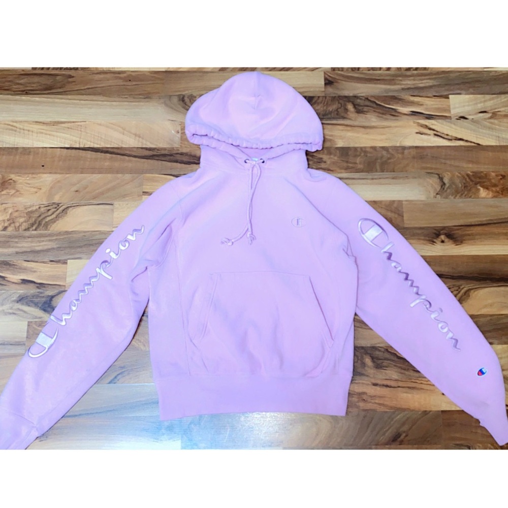 Champion pink hoodie